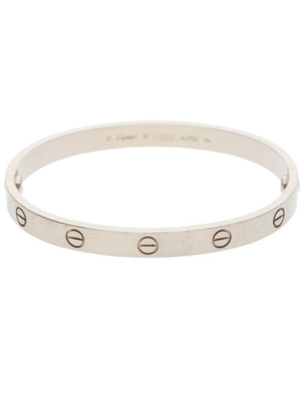 Cartier Love Bracelet 18k White Gold 18